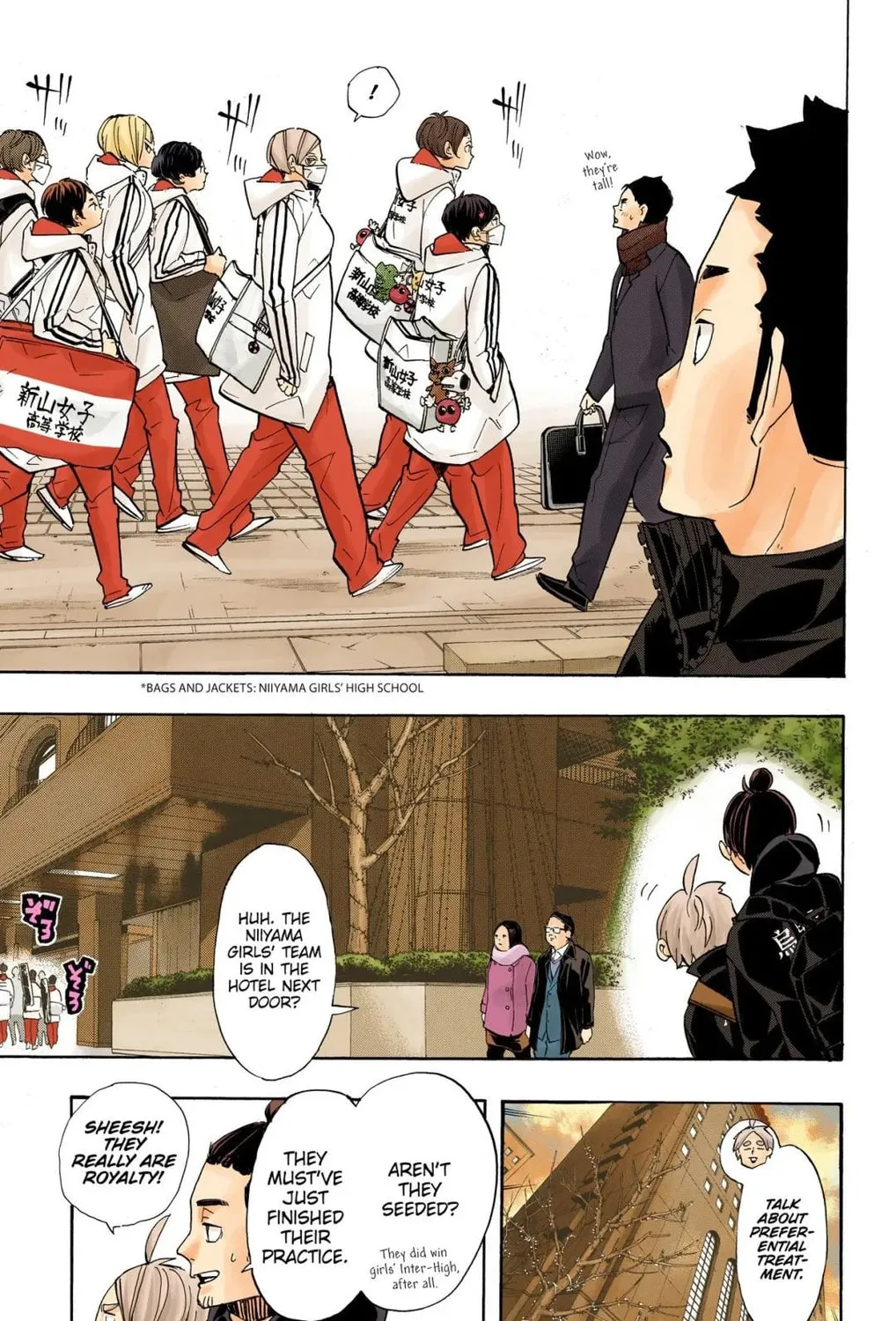 Read Haikyu!! (Official Colored) (Colored) chapter 246 image 6 on Lezhin