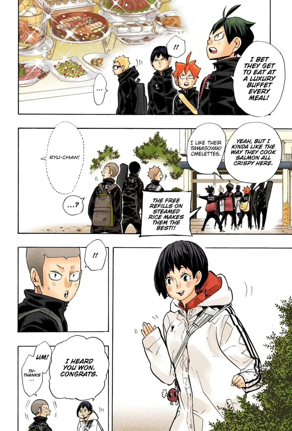 Read Haikyu!! (Official Colored) (Colored) chapter 246 image 8 on Lezhin