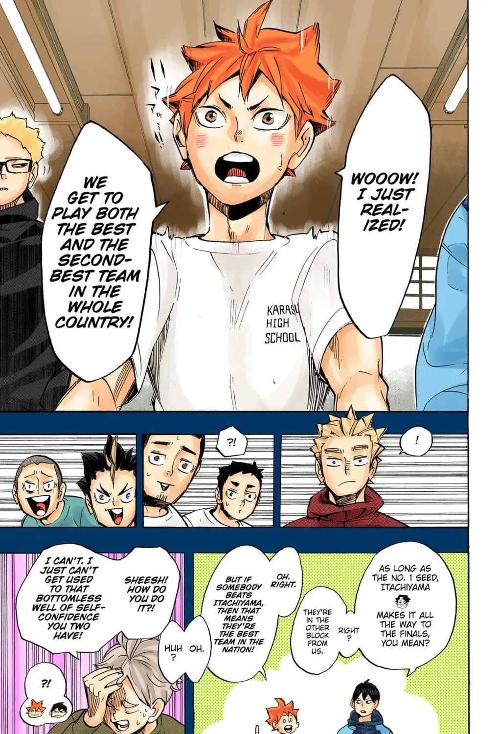Read Haikyu!! (Official Colored) (Colored) chapter 247 image 20 on Lezhin