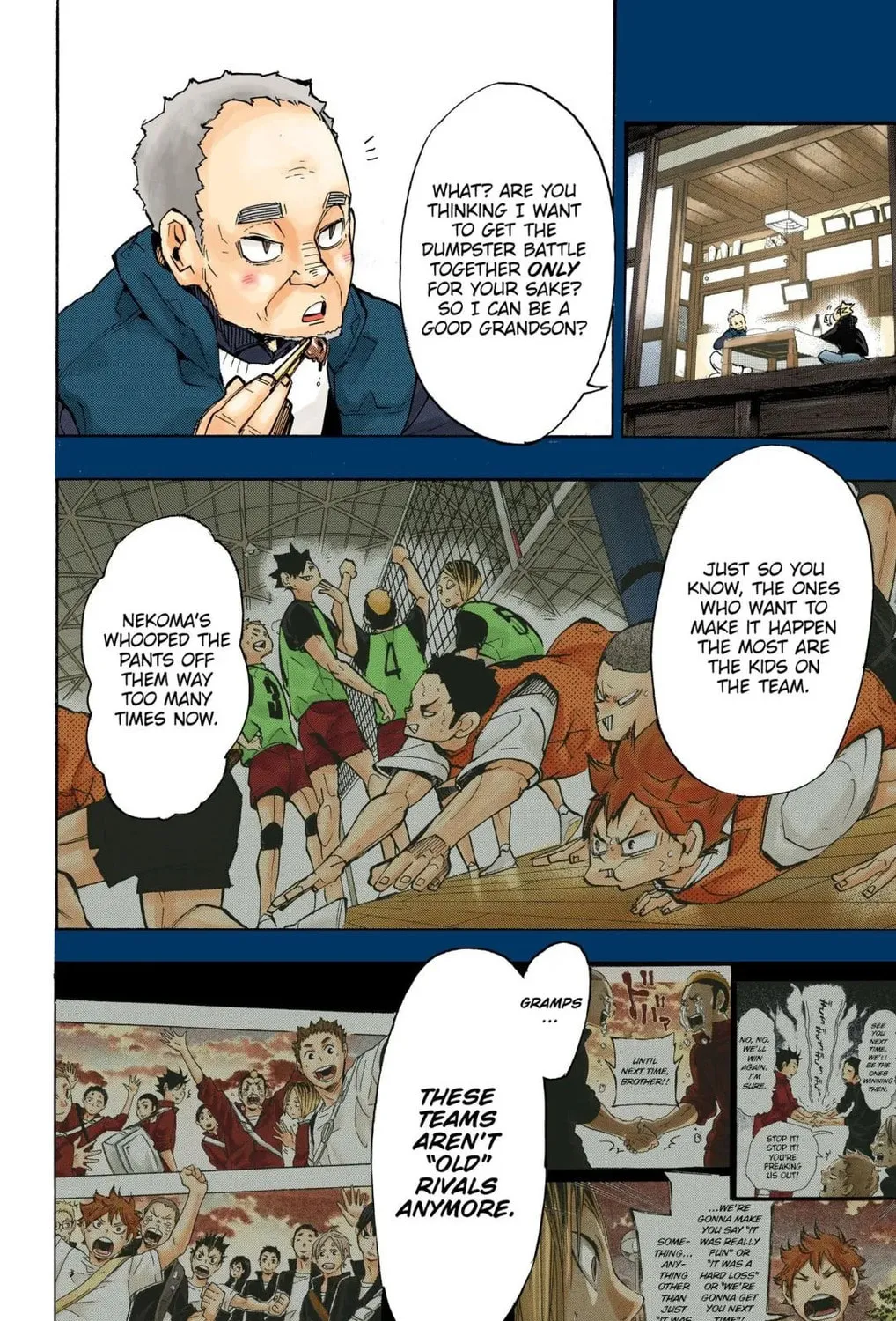 Read Haikyu!! (Official Colored) (Colored) chapter 247 image 6 on Lezhin