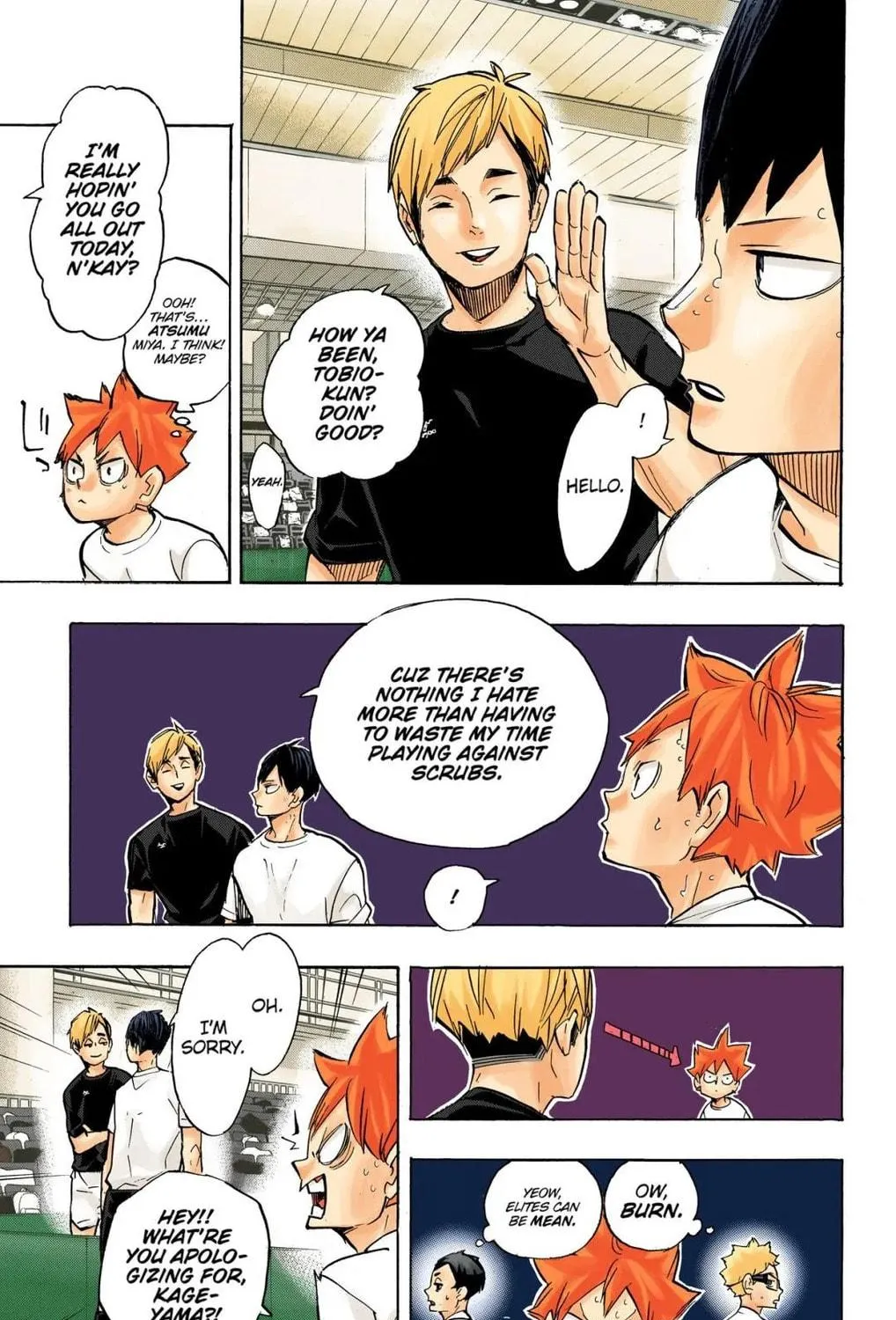 Read Haikyu!! (Official Colored) (Colored) chapter 248 image 16 on Lezhin