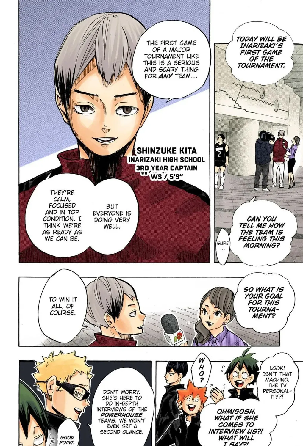 Read Haikyu!! (Official Colored) (Colored) chapter 248 image 2 on Lezhin
