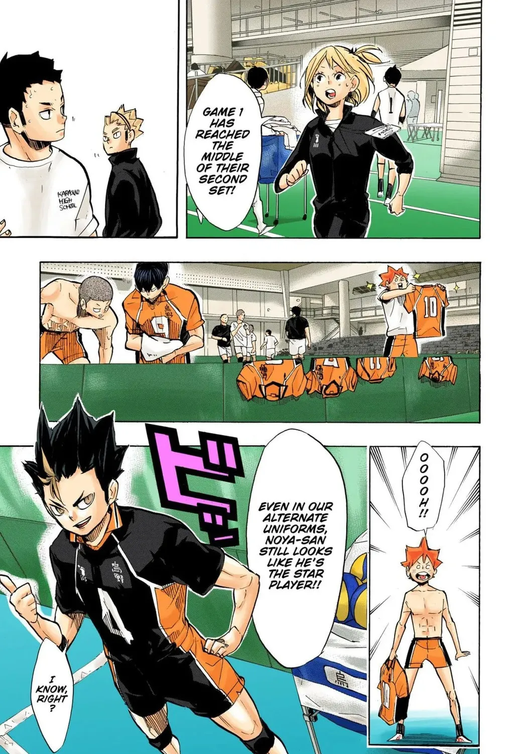 Read Haikyu!! (Official Colored) (Colored) chapter 248 image 20 on Lezhin