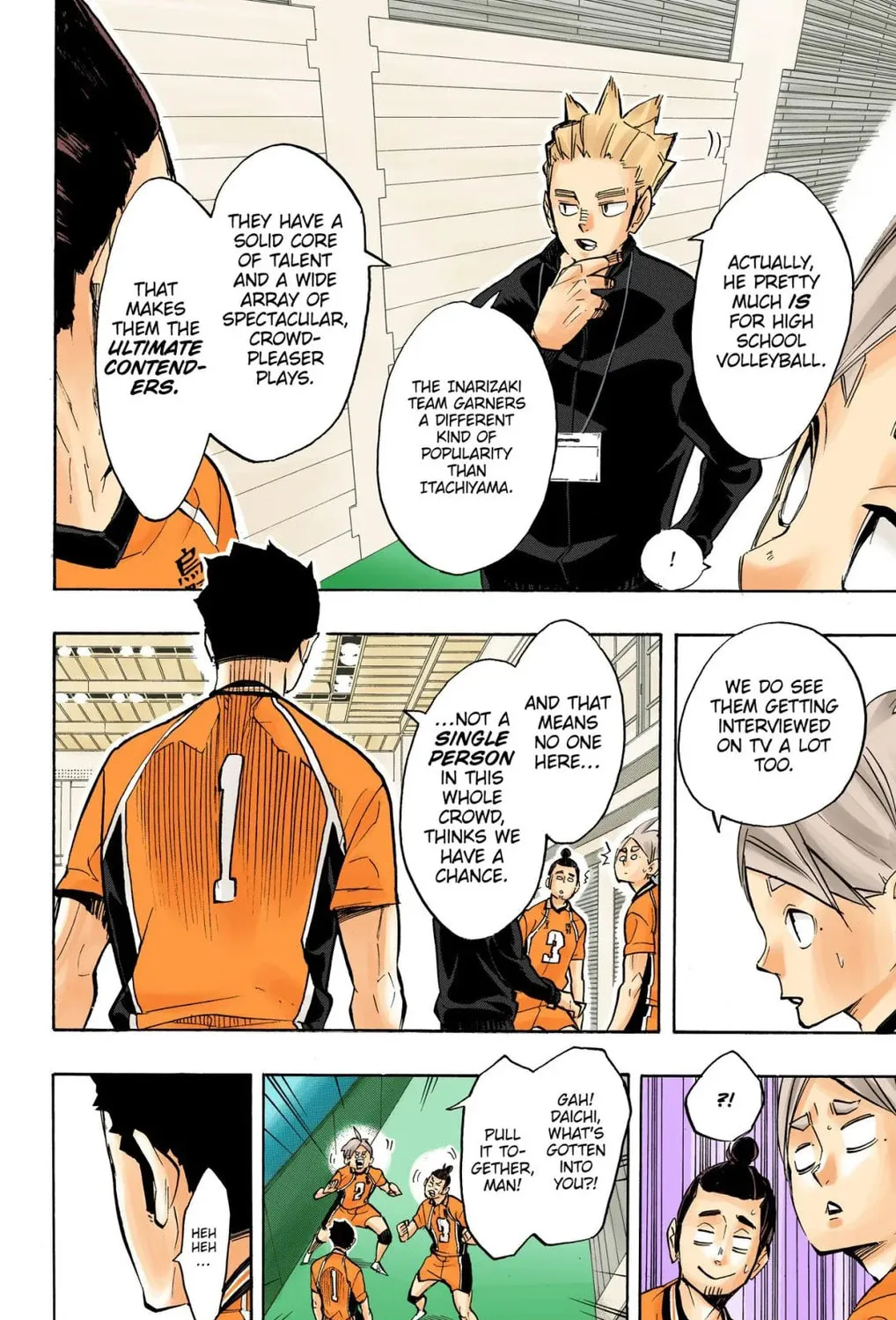 Read Haikyu!! (Official Colored) (Colored) chapter 248 image 26 on Lezhin