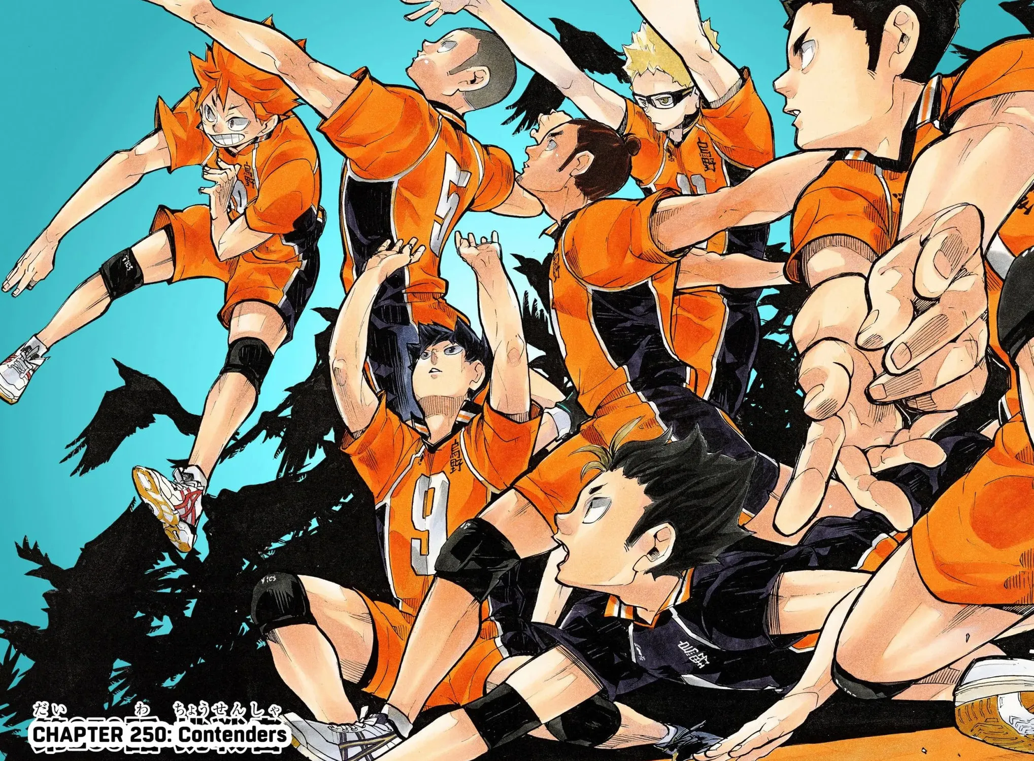 Read Haikyu!! (Official Colored) (Colored) chapter 250 image 2 on Lezhin