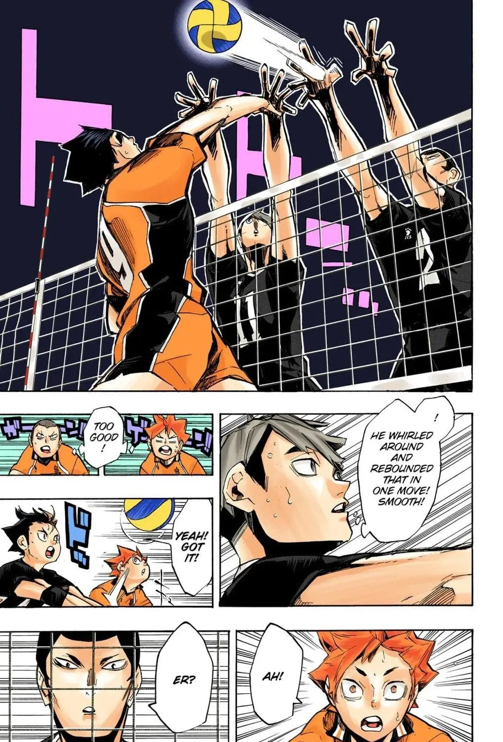 Read Haikyu!! (Official Colored) (Colored) chapter 250 image 22 on Lezhin