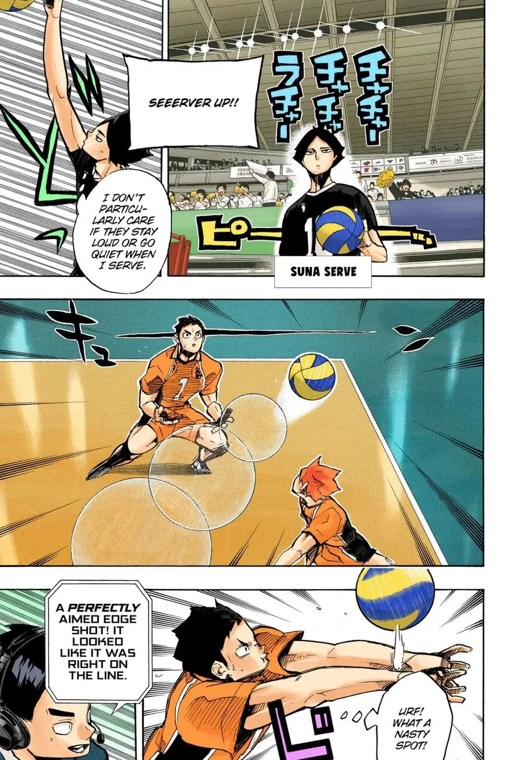 Read Haikyu!! (Official Colored) (Colored) chapter 250 image 8 on Lezhin