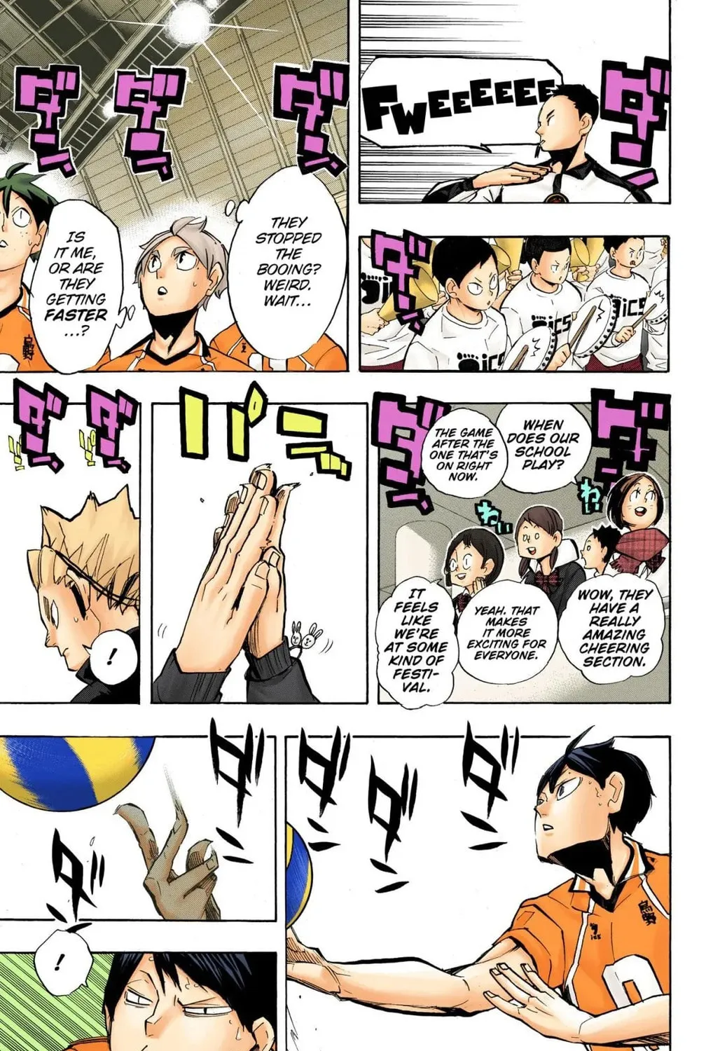 Read Haikyu!! (Official Colored) (Colored) chapter 251 image 8 on Lezhin