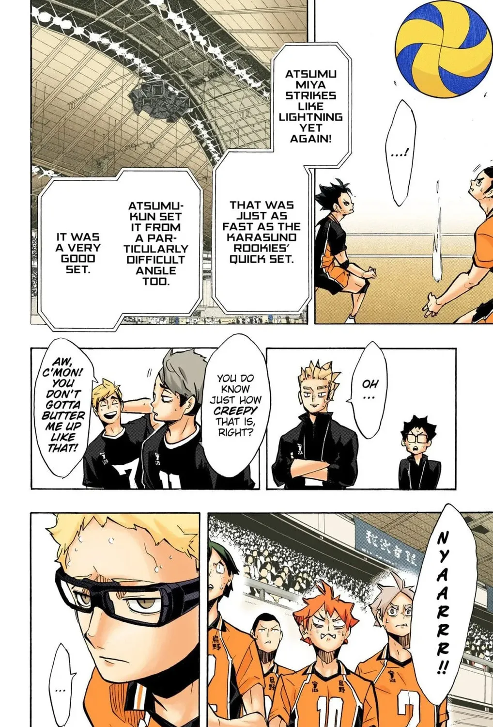 Read Haikyu!! (Official Colored) (Colored) chapter 254 image 23 on Lezhin