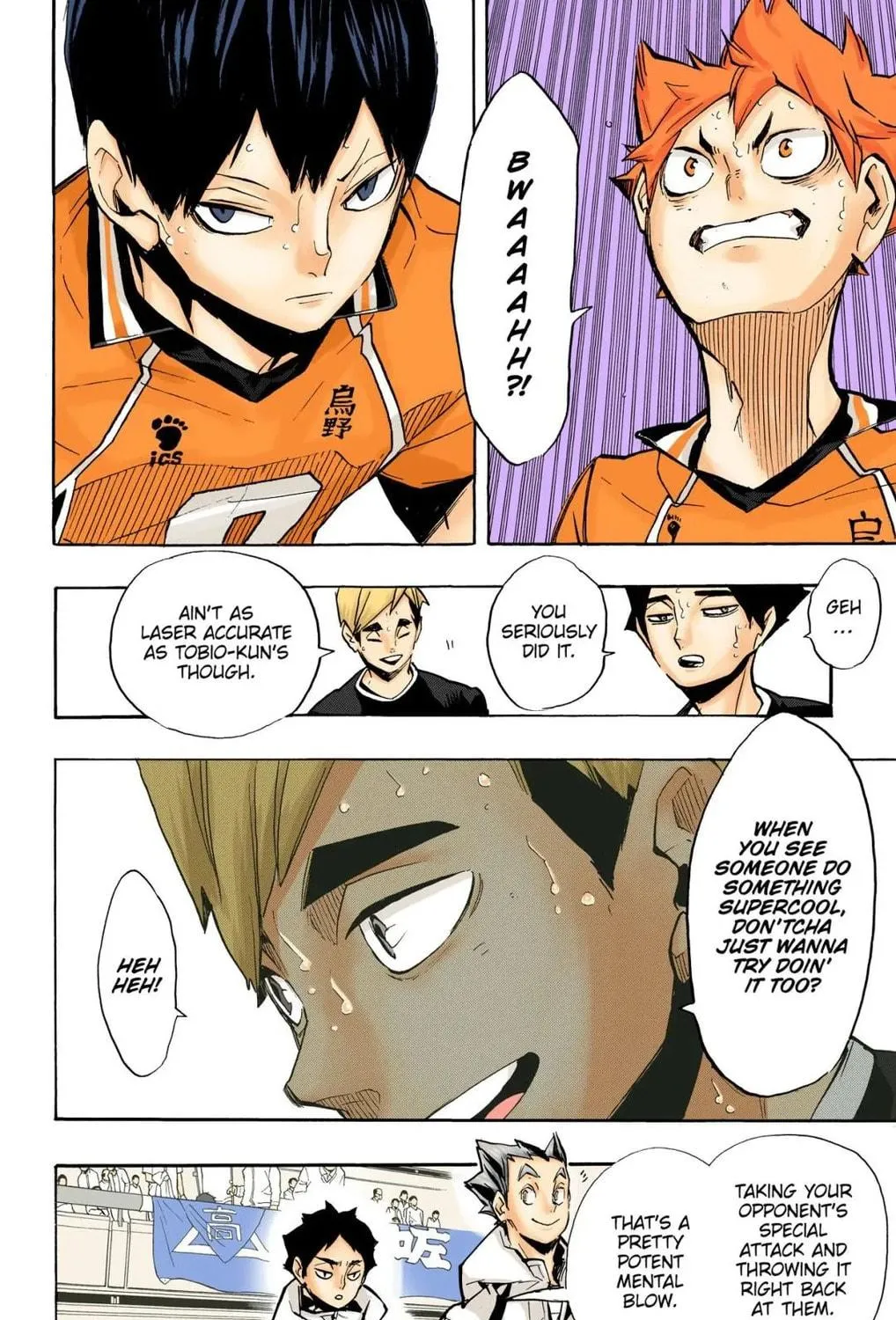 Read Haikyu!! (Official Colored) (Colored) chapter 254 image 3 on Lezhin