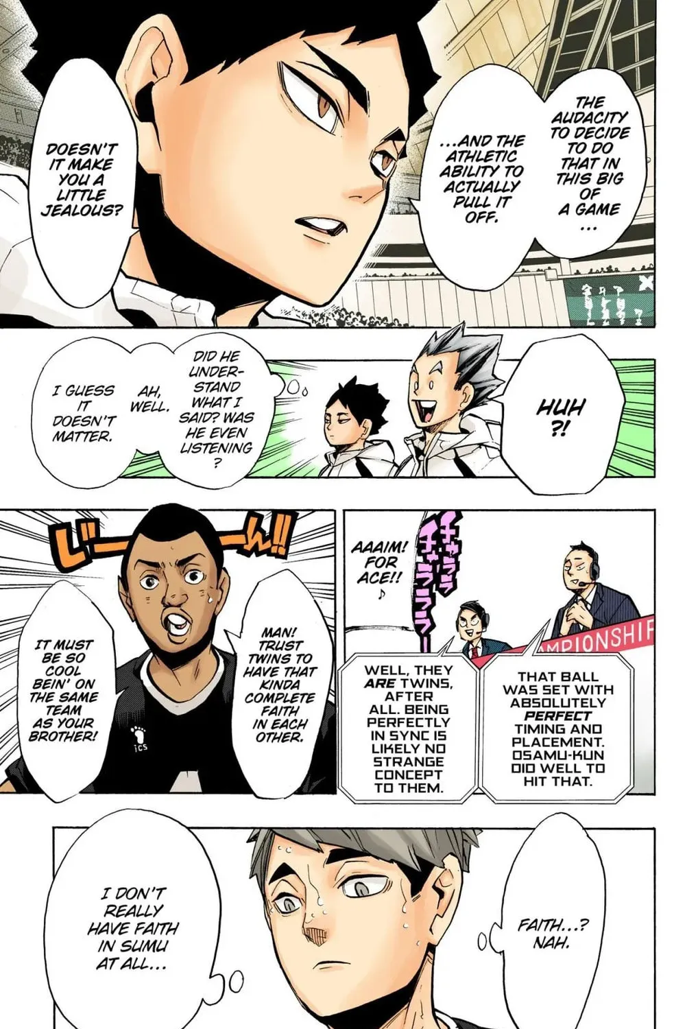 Read Haikyu!! (Official Colored) (Colored) chapter 254 image 5 on Lezhin