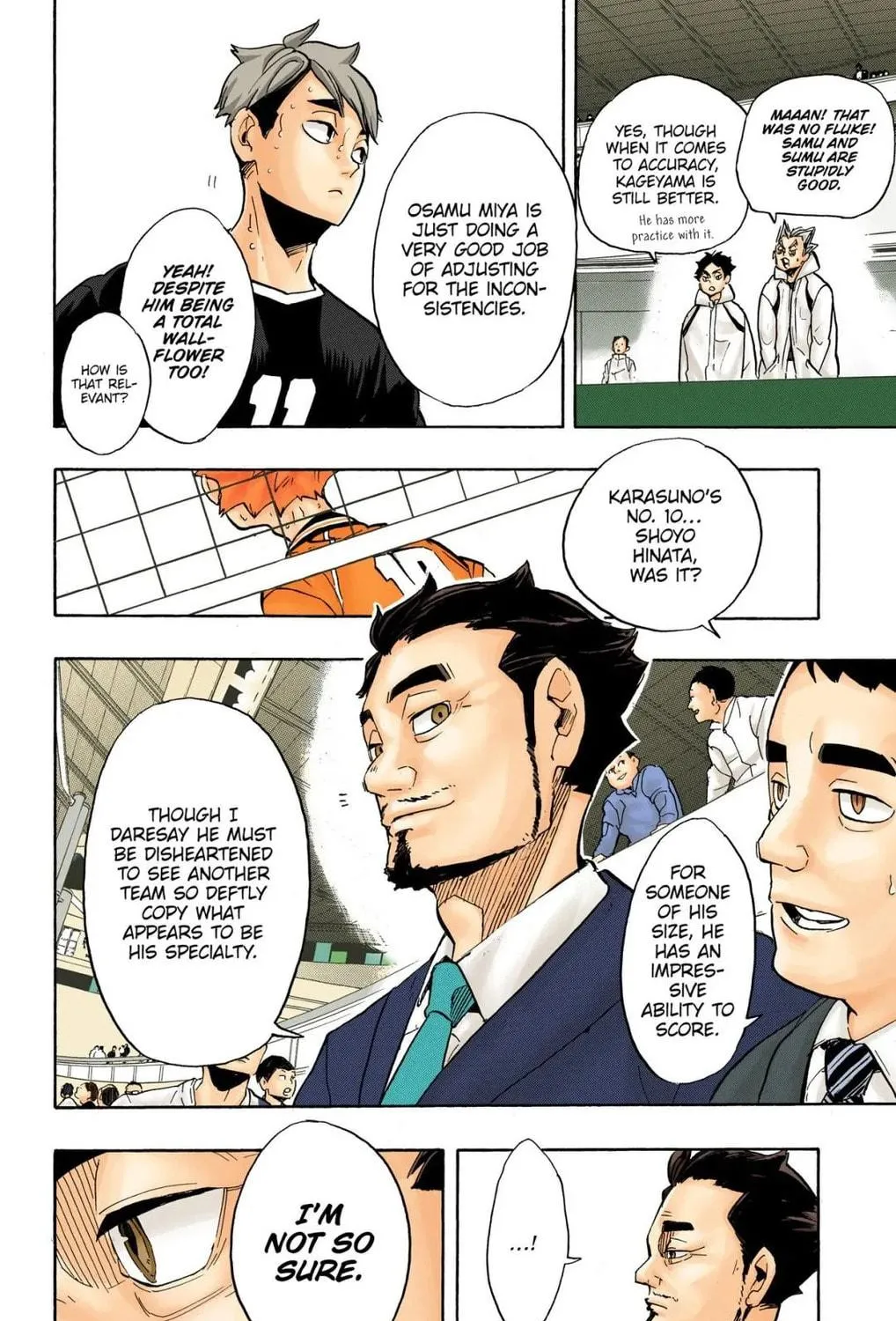 Read Haikyu!! (Official Colored) (Colored) chapter 255 image 10 on Lezhin