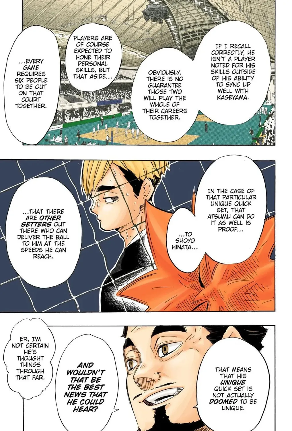 Read Haikyu!! (Official Colored) (Colored) chapter 255 image 12 on Lezhin