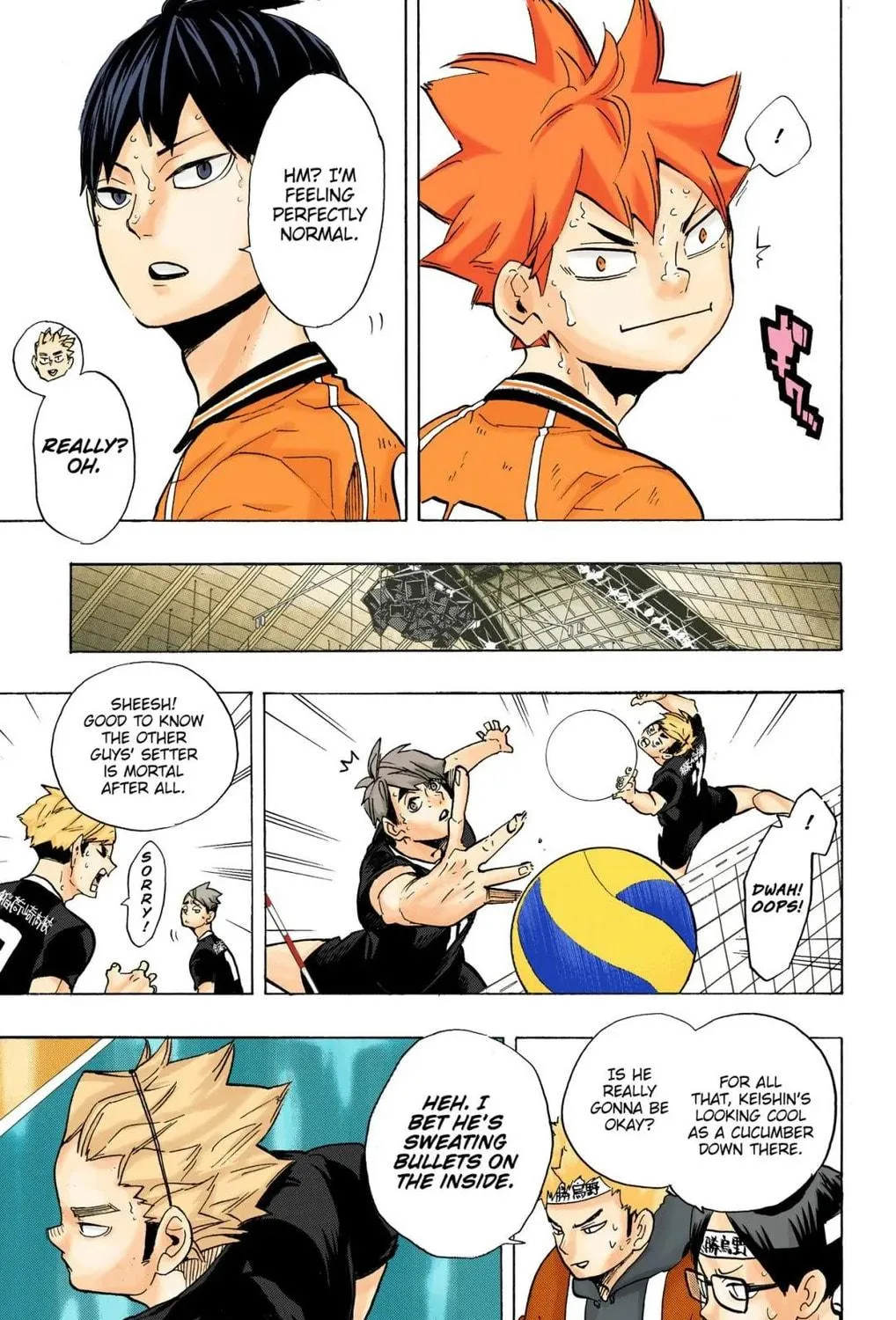 Read Haikyu!! (Official Colored) (Colored) chapter 255 image 4 on Lezhin