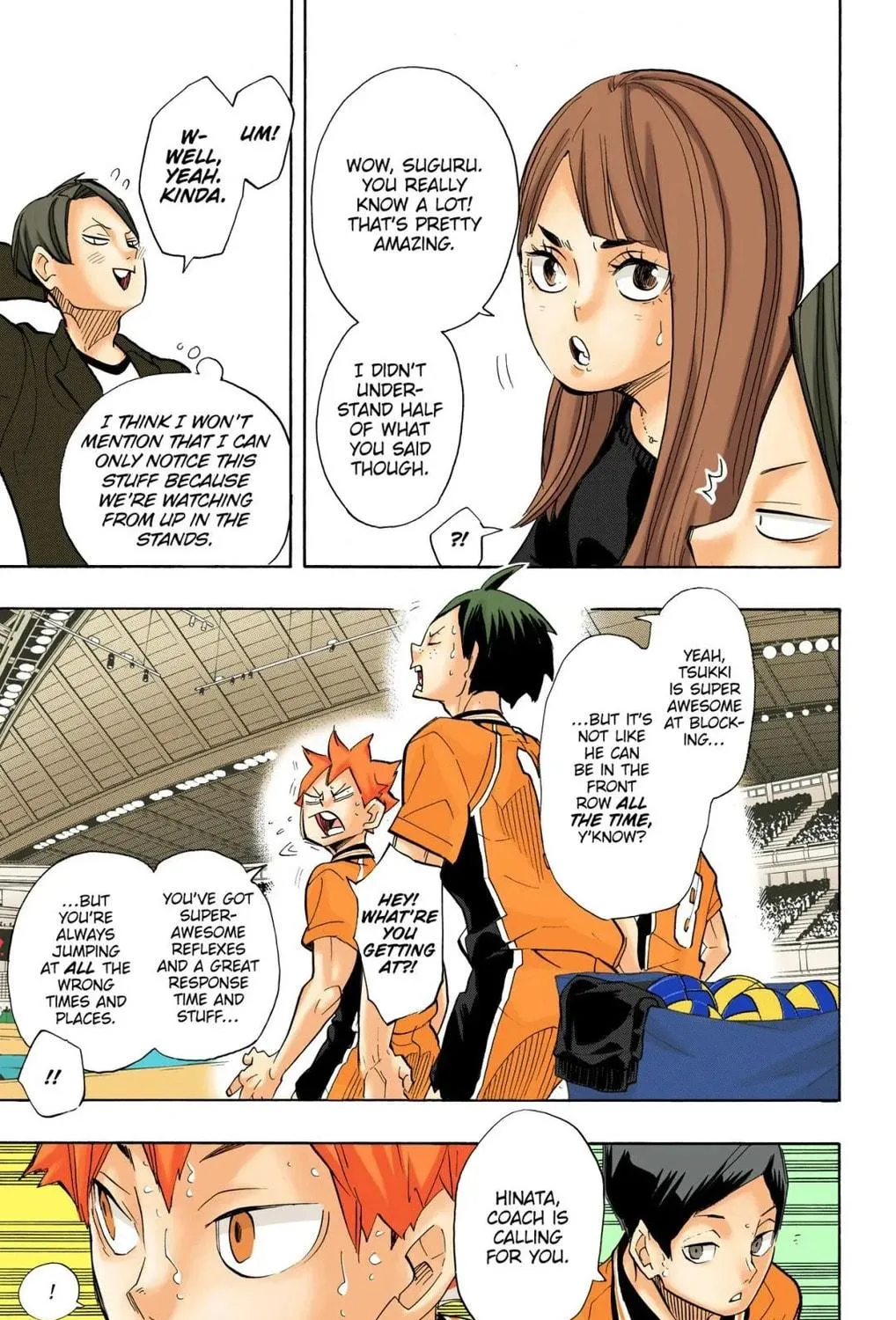 Read Haikyu!! (Official Colored) (Colored) chapter 256 image 4 on Lezhin