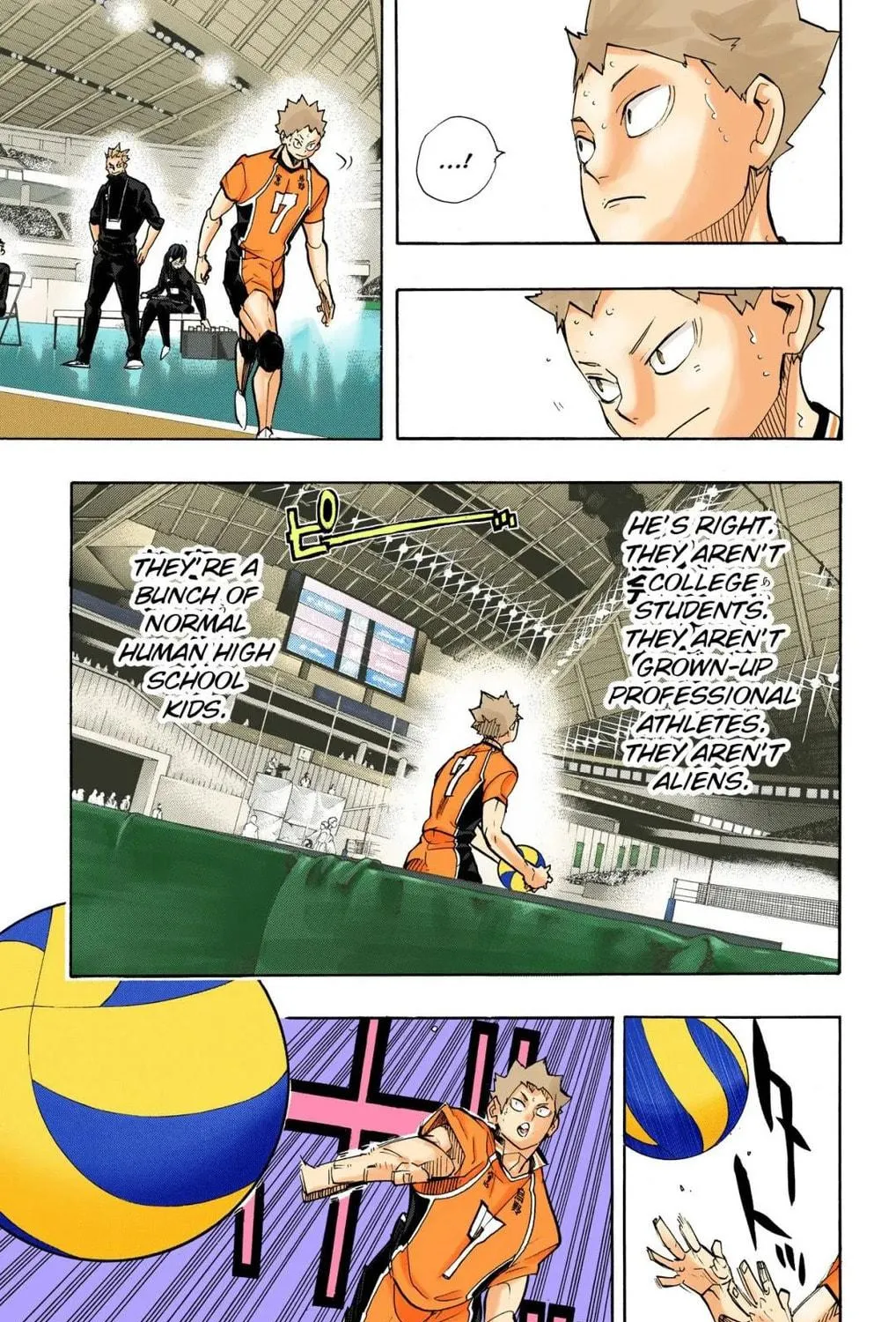 Read Haikyu!! (Official Colored) (Colored) chapter 257 image 4 on Lezhin
