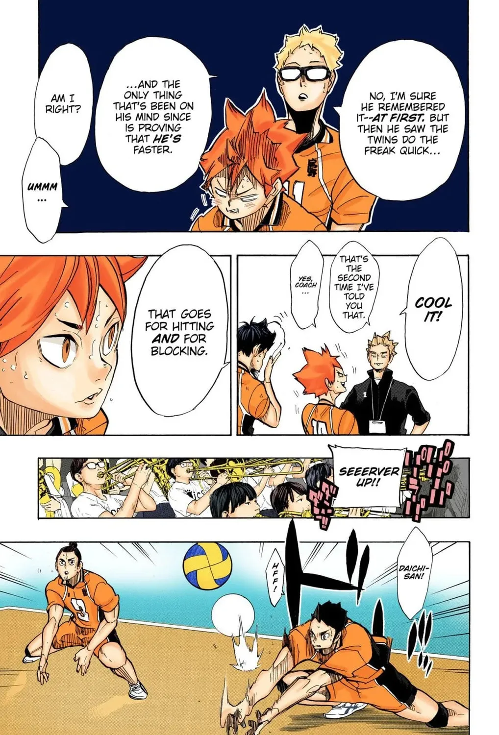 Read Haikyu!! (Official Colored) (Colored) chapter 258 image 8 on Lezhin