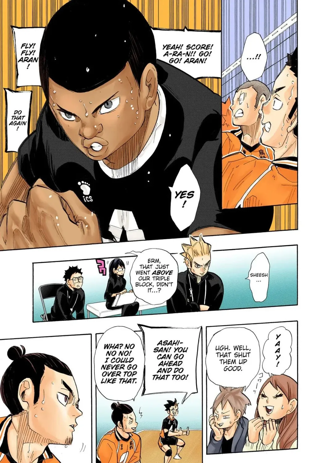 Read Haikyu!! (Official Colored) (Colored) chapter 259 image 12 on Lezhin