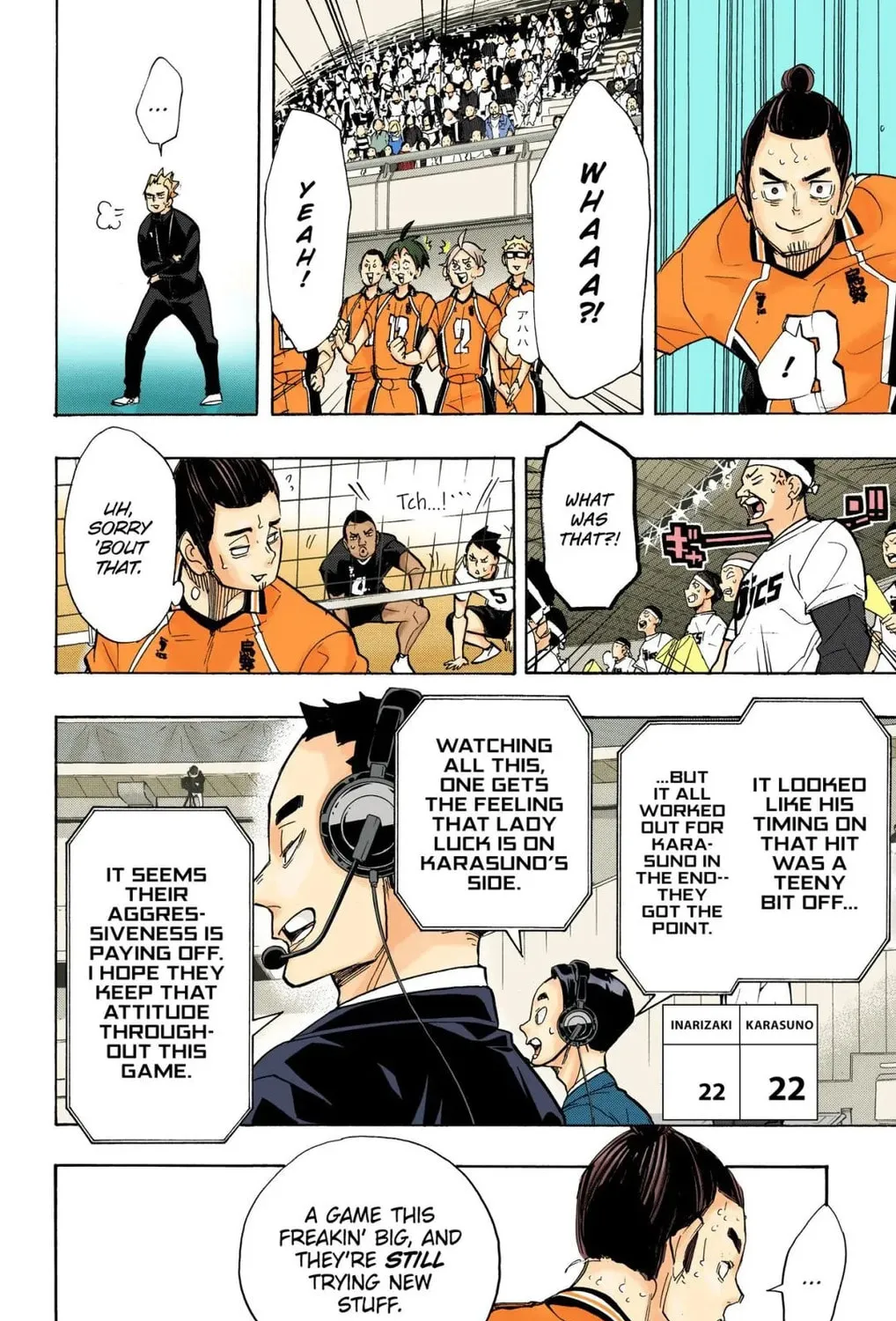 Read Haikyu!! (Official Colored) (Colored) chapter 259 image 26 on Lezhin
