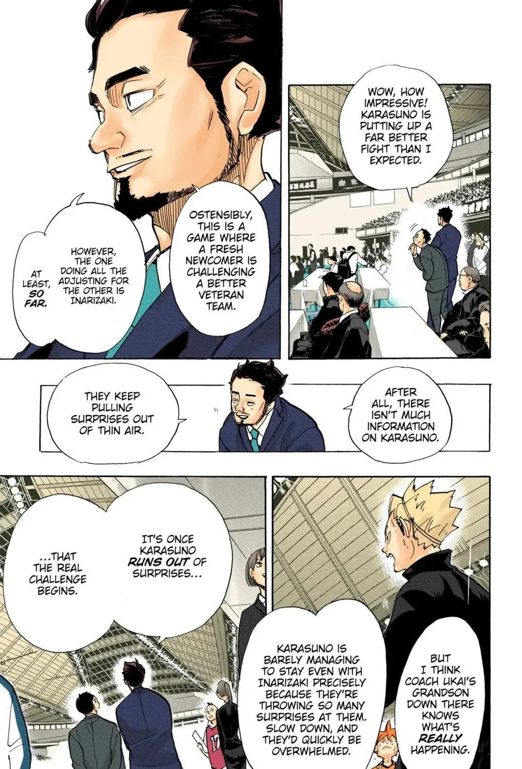 Read Haikyu!! (Official Colored) (Colored) chapter 259 image 4 on Lezhin