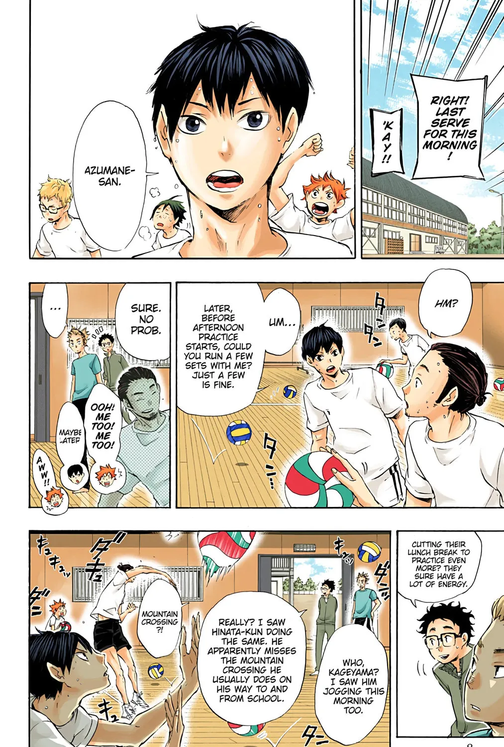 Read Haikyu!! (Official Colored) (Colored) chapter 26 image 12 on Lezhin