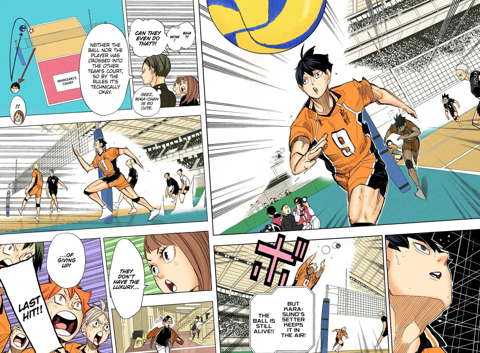 Read Haikyu!! (Official Colored) (Colored) chapter 260 image 32 on Lezhin