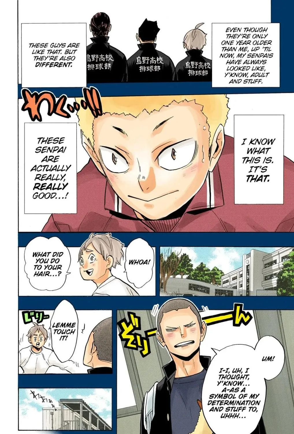 Read Haikyu!! (Official Colored) (Colored) chapter 262 image 10 on Lezhin