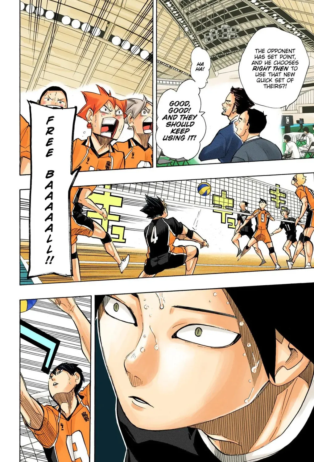 Read Haikyu!! (Official Colored) (Colored) chapter 262 image 18 on Lezhin