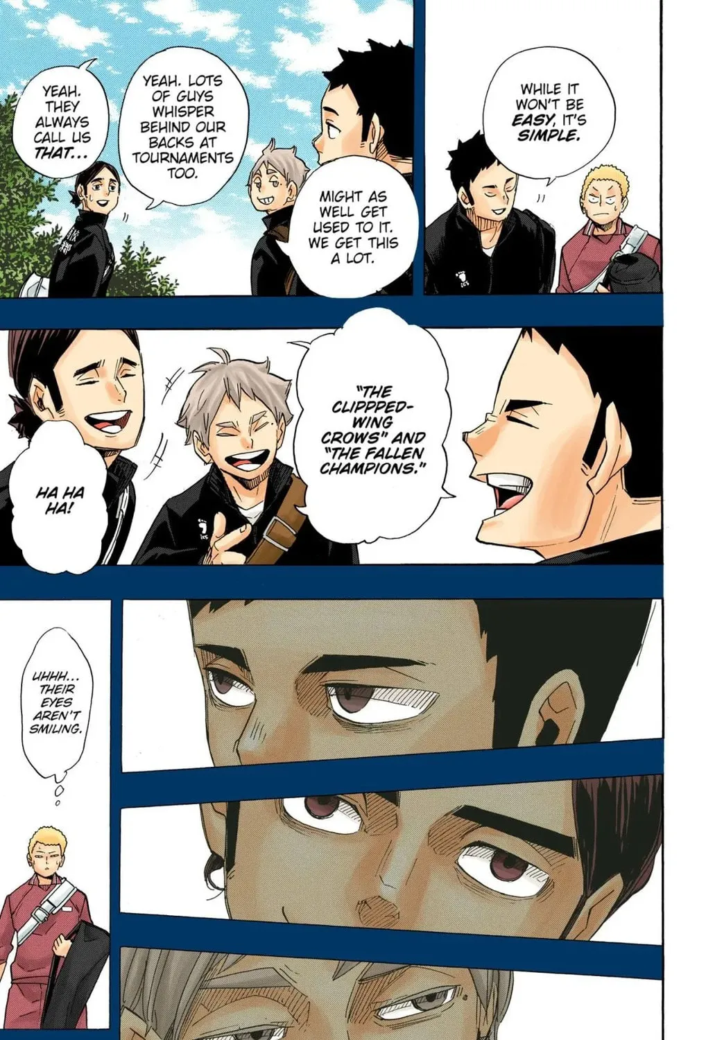 Read Haikyu!! (Official Colored) (Colored) chapter 262 image 8 on Lezhin
