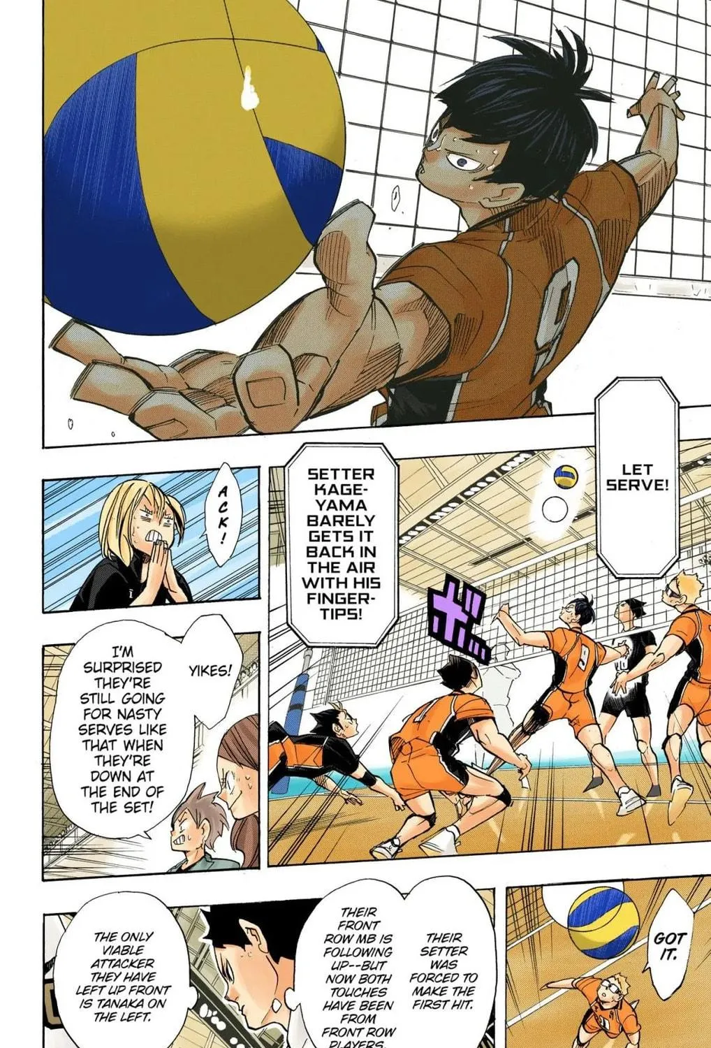 Read Haikyu!! (Official Colored) (Colored) chapter 263 image 10 on Lezhin