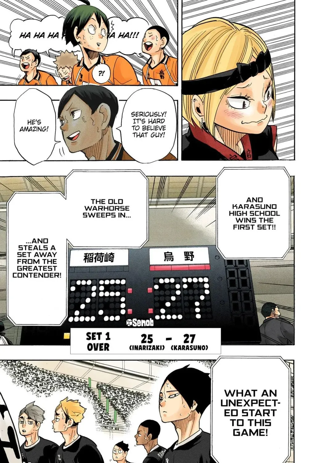 Read Haikyu!! (Official Colored) (Colored) chapter 264 image 26 on Lezhin