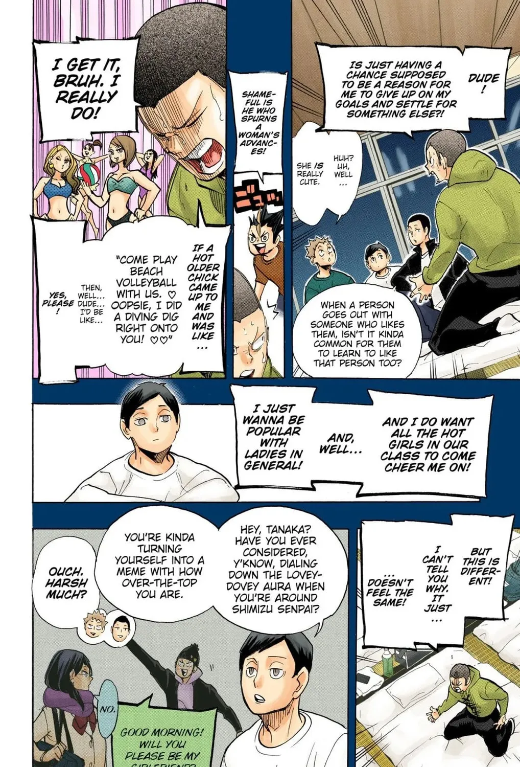Read Haikyu!! (Official Colored) (Colored) chapter 264 image 6 on Lezhin