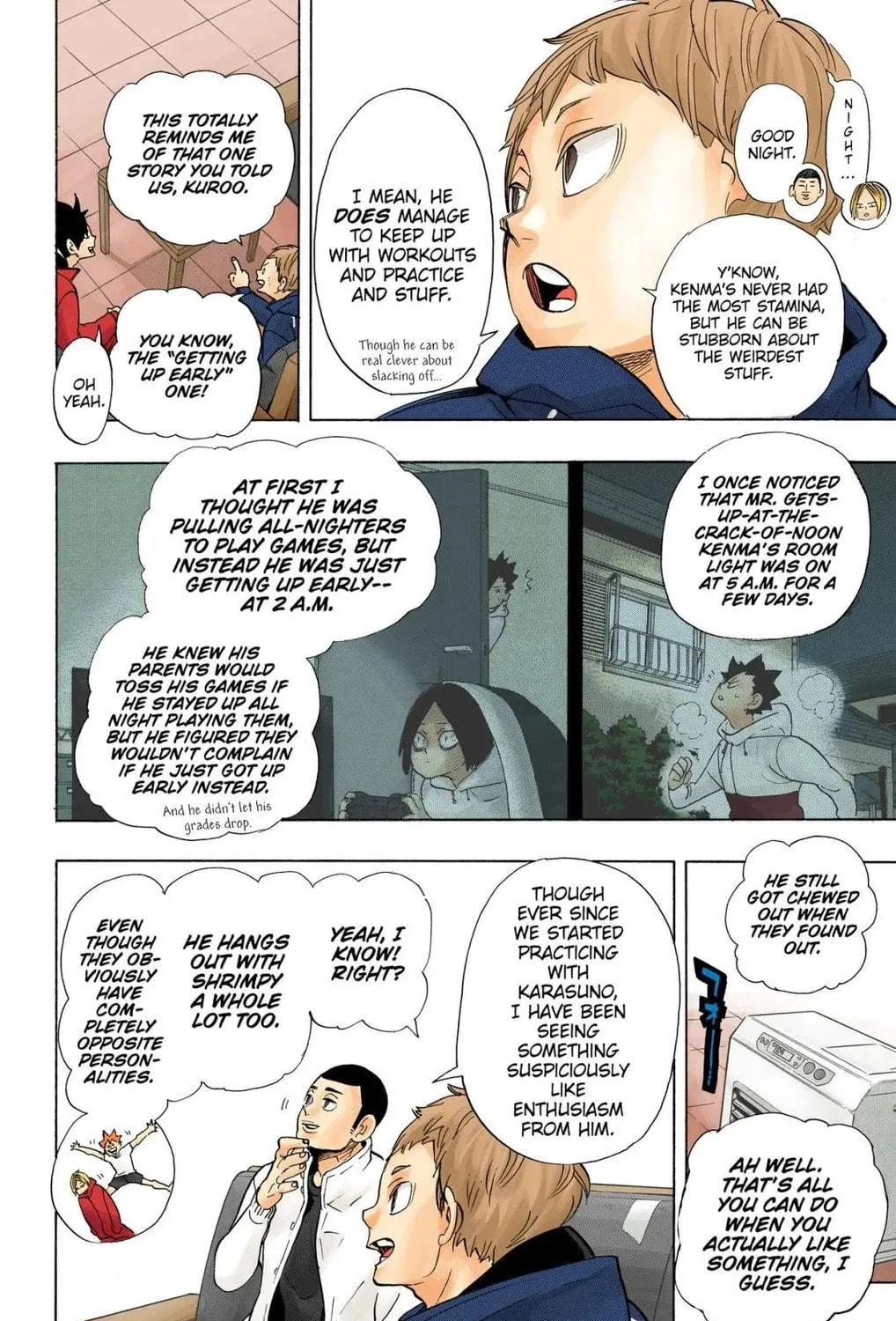 Read Haikyu!! (Official Colored) (Colored) chapter 265 image 10 on Lezhin