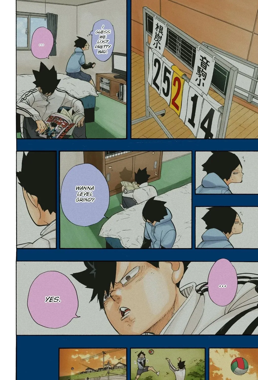 Read Haikyu!! (Official Colored) (Colored) chapter 265 image 14 on Lezhin