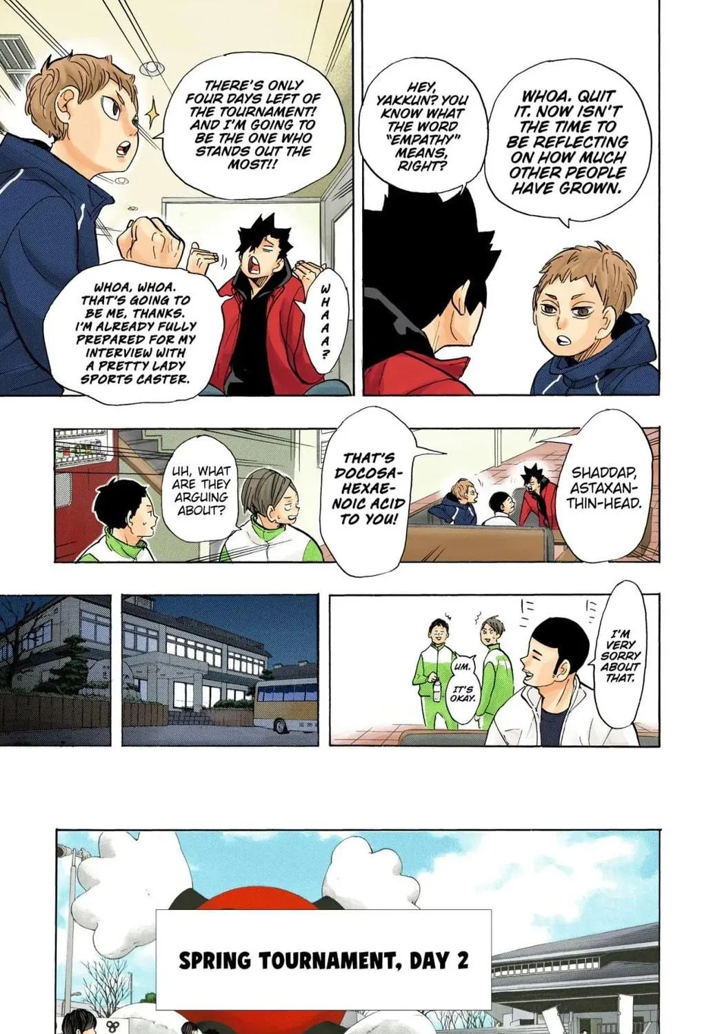 Read Haikyu!! (Official Colored) (Colored) chapter 265 image 16 on Lezhin