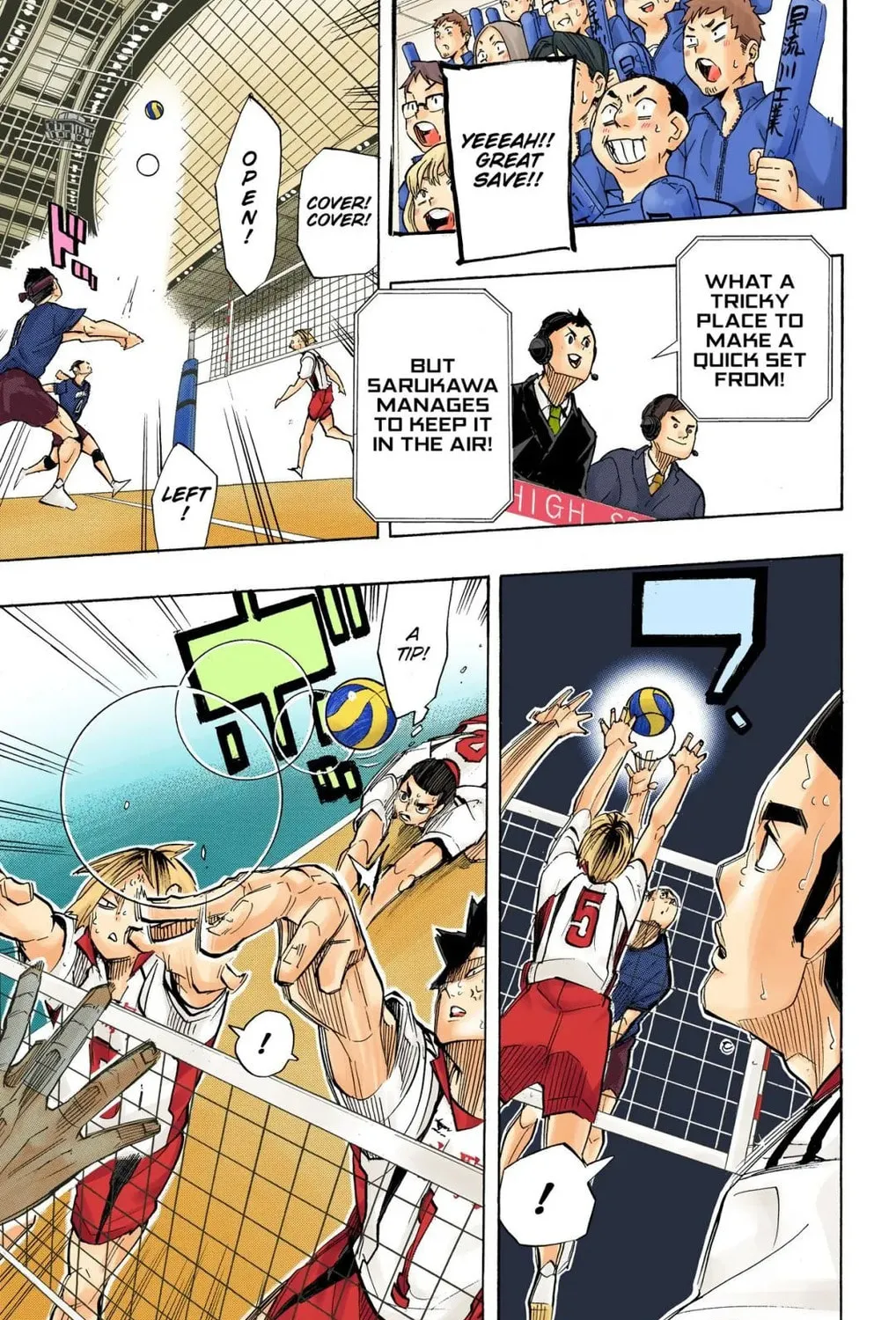 Read Haikyu!! (Official Colored) (Colored) chapter 265 image 24 on Lezhin