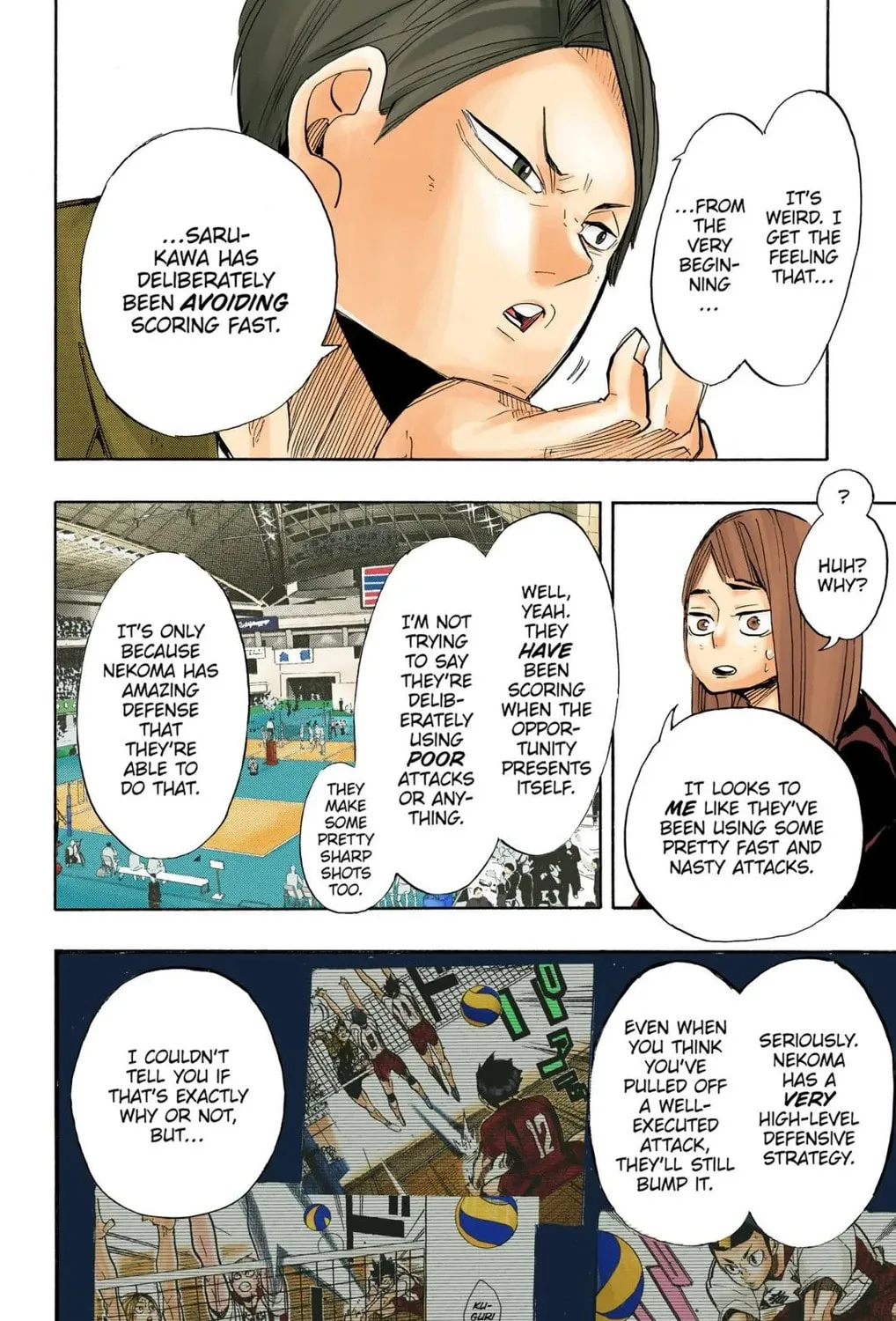 Read Haikyu!! (Official Colored) (Colored) chapter 265 image 30 on Lezhin
