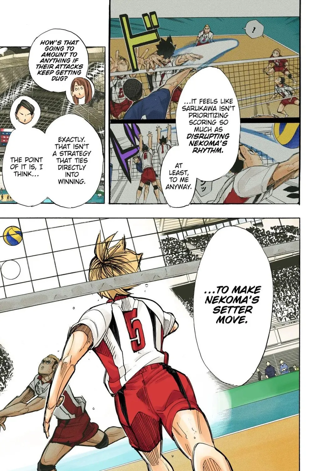 Read Haikyu!! (Official Colored) (Colored) chapter 265 image 32 on Lezhin