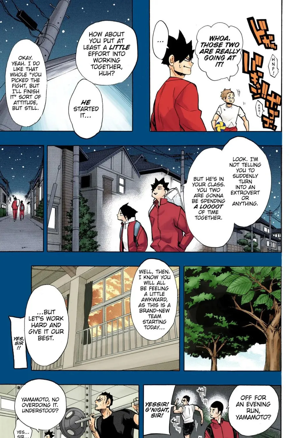 Read Haikyu!! (Official Colored) (Colored) chapter 266 image 12 on Lezhin