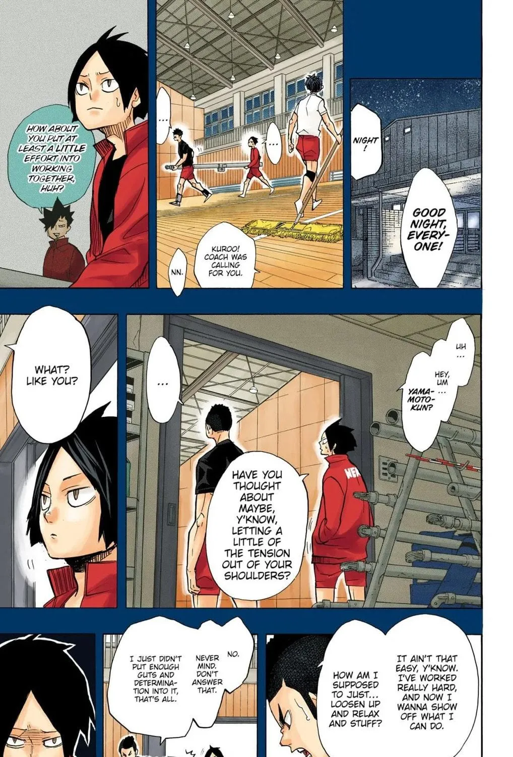 Read Haikyu!! (Official Colored) (Colored) chapter 266 image 16 on Lezhin