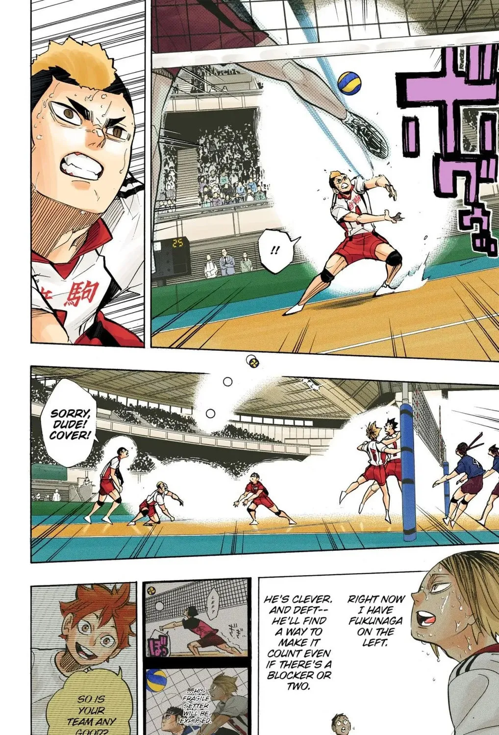 Read Haikyu!! (Official Colored) (Colored) chapter 268 image 30 on Lezhin