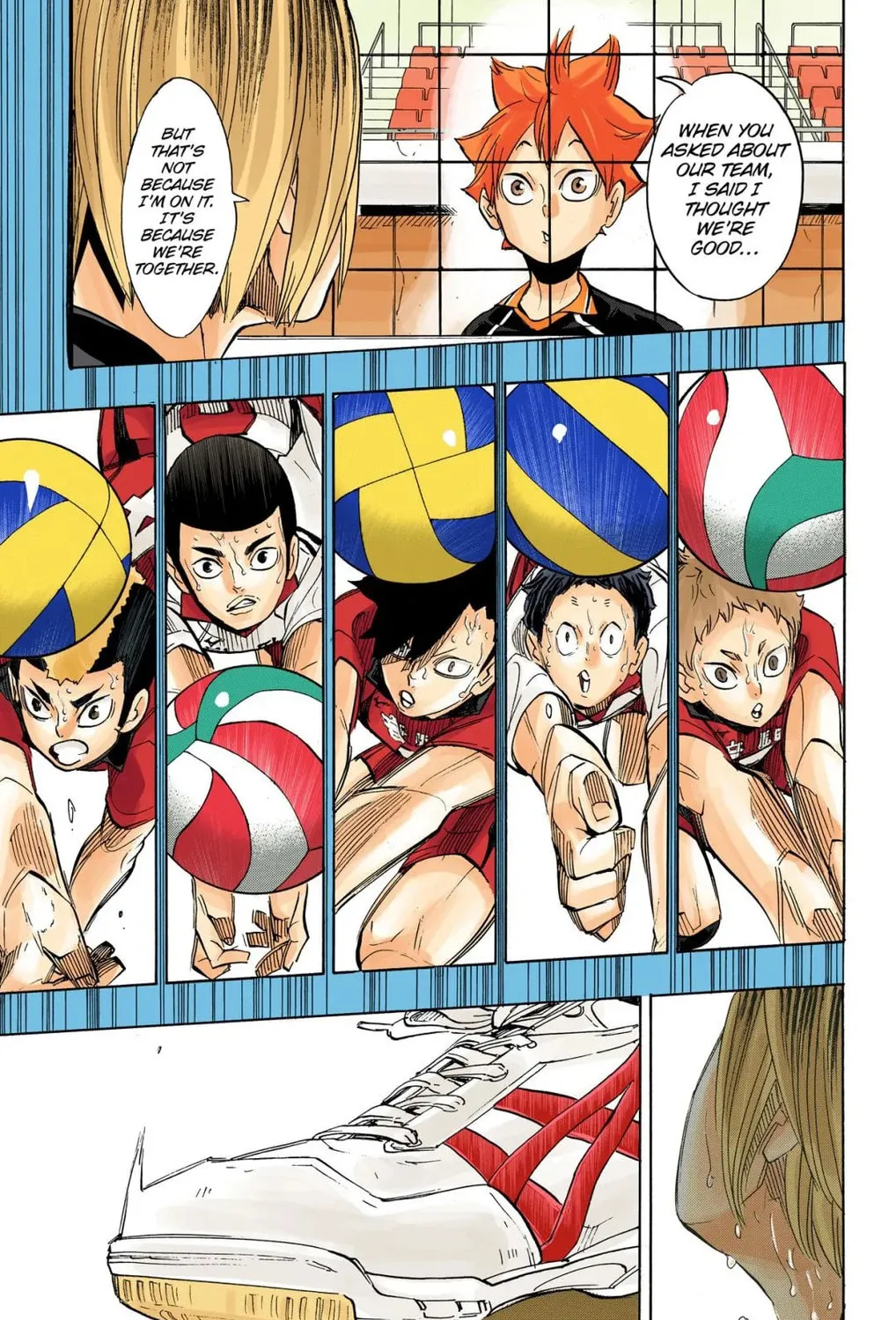 Read Haikyu!! (Official Colored) (Colored) chapter 268 image 32 on Lezhin