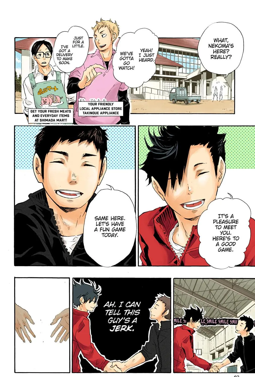 Read Haikyu!! (Official Colored) (Colored) chapter 27 image 40 on Lezhin