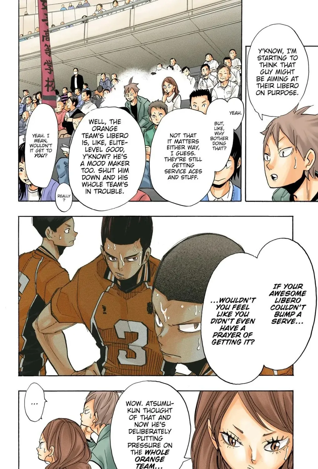 Read Haikyu!! (Official Colored) (Colored) chapter 270 image 12 on Lezhin