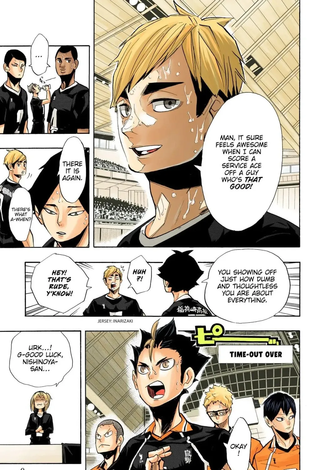 Read Haikyu!! (Official Colored) (Colored) chapter 270 image 14 on Lezhin