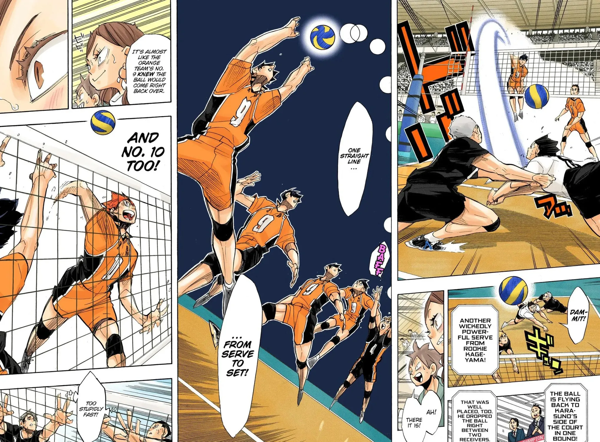 Read Haikyu!! (Official Colored) (Colored) chapter 273 image 14 on Lezhin