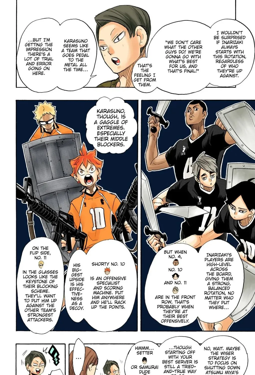 Read Haikyu!! (Official Colored) (Colored) chapter 276 image 18 on Lezhin