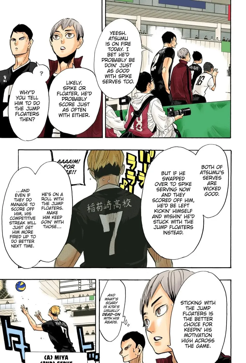 Read Haikyu!! (Official Colored) (Colored) chapter 276 image 8 on Lezhin