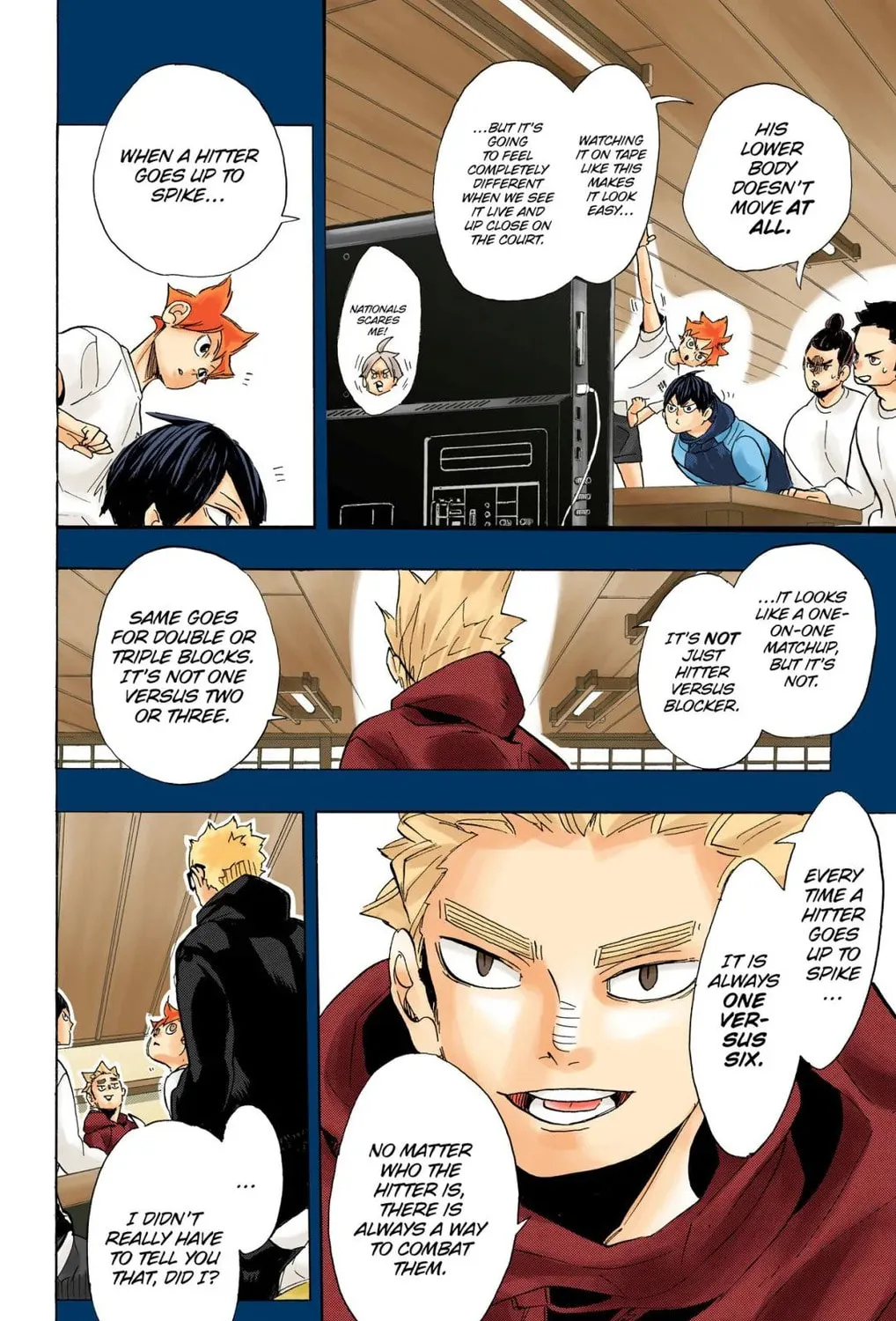 Read Haikyu!! (Official Colored) (Colored) chapter 277 image 6 on Lezhin