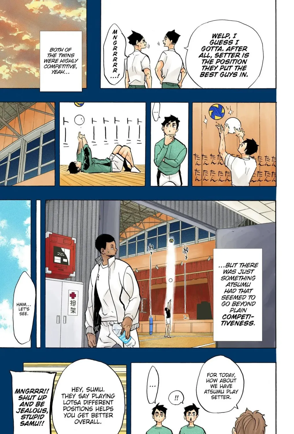 Read Haikyu!! (Official Colored) (Colored) chapter 279 image 18 on Lezhin